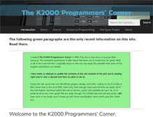 Tablet Screenshot of k2000.creativebits.net